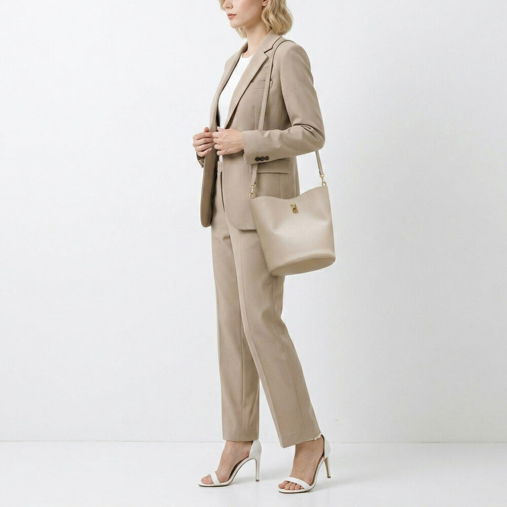CELINE セリーヌ レディース バッグ ショルダーバッグ ホワイト カーフ ハンドバッグ 19557 3CR4