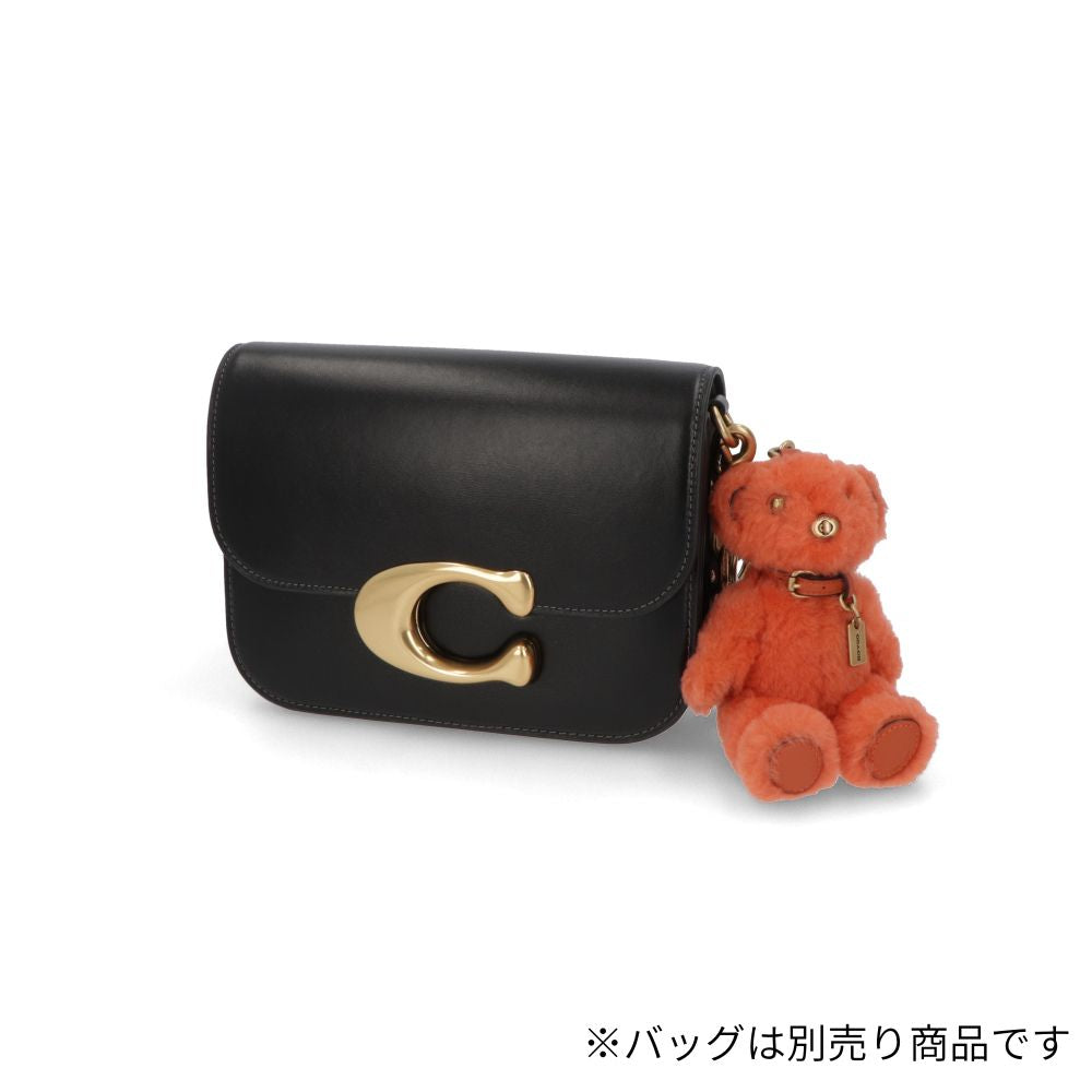 COACH キーリング・キーケース オレンジ ベア チャーム