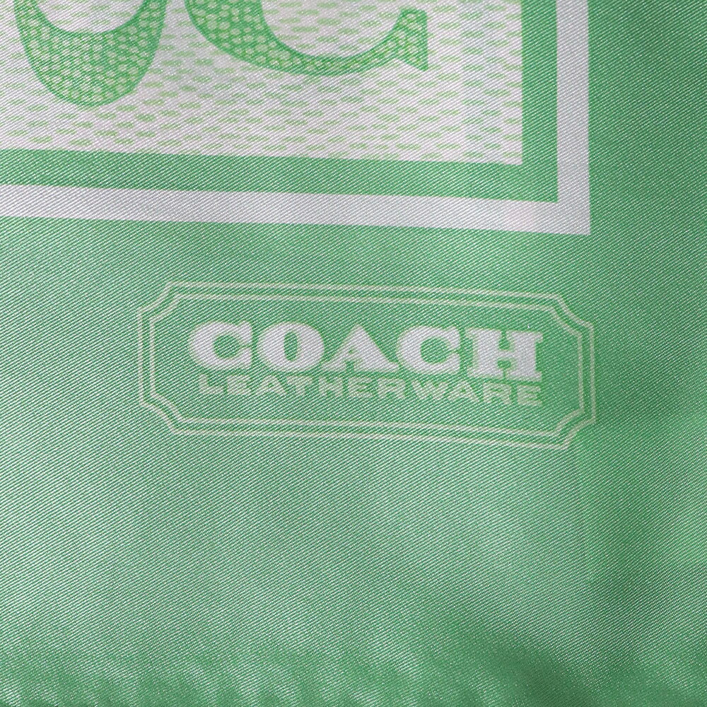コーチ COACH ストール スカーフ ユニセックス シルク ヴィンテージ シグネチャー プリント スクエア C2755