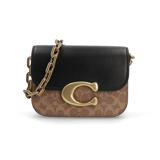 COACH ショルダーバッグ アイドルバッグ ブラウン ブラック チェーンバッグ CM551