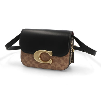 COACH ショルダーバッグ アイドルバッグ ブラウン ブラック チェーンバッグ CM551