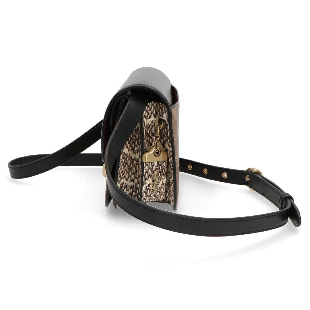 COACH ショルダーバッグ アイドルバッグ ブラウン ブラック チェーンバッグ CM551