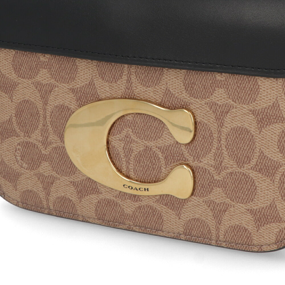 COACH ショルダーバッグ アイドルバッグ ブラウン ブラック チェーンバッグ CM551