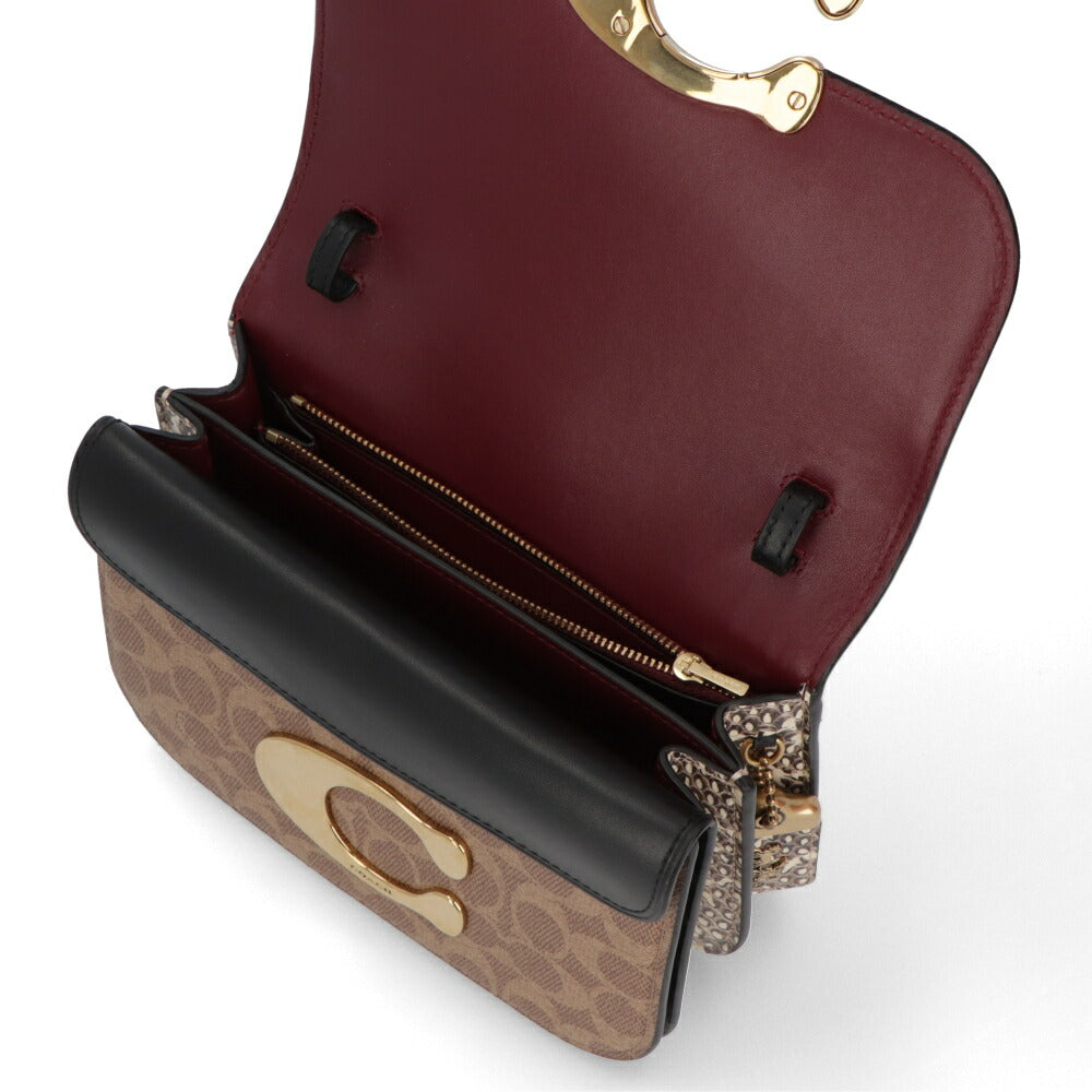 COACH ショルダーバッグ アイドルバッグ ブラウン ブラック チェーンバッグ CM551