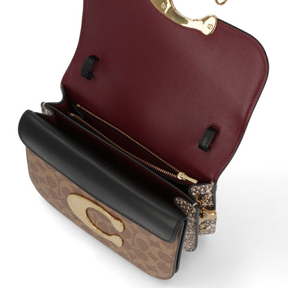 COACH ショルダーバッグ アイドルバッグ ブラウン ブラック チェーンバッグ CM551