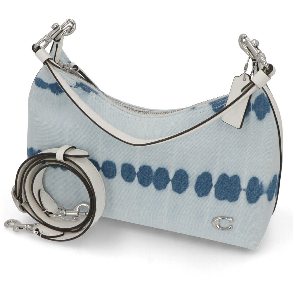 COACH ショルダーバッグ ジュリエット ブルー ブルーバッグ チェーンバッグ CU040