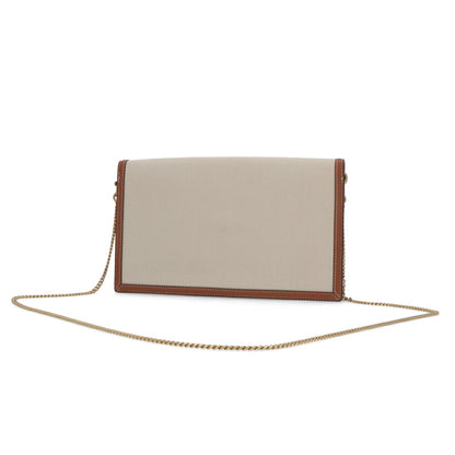 COACH ショルダーバッグ エッセンシャルクラッチ ブラウン ホワイトバッグ CR801