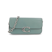 COACH ショルダーバッグ アイドルバッグ23 ブルー ライトブルー チェーンバッグ CP120