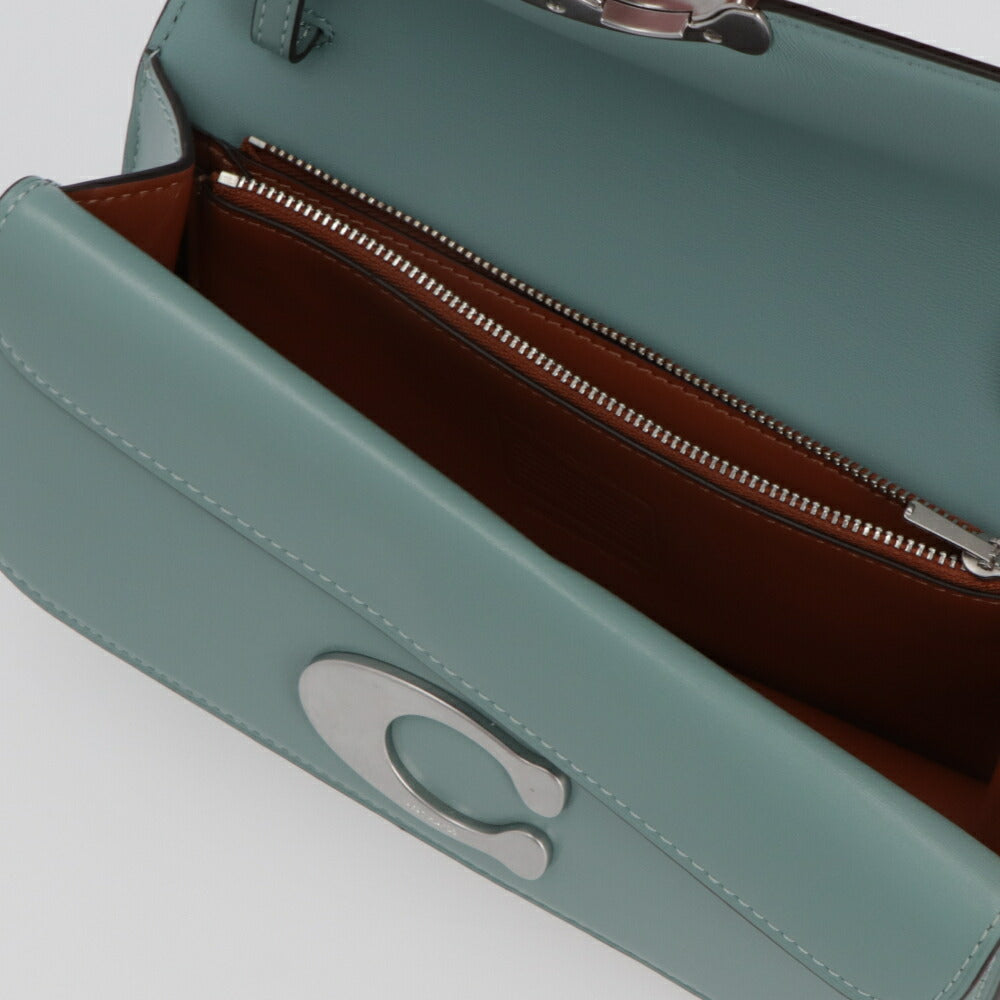 COACH ショルダーバッグ アイドルバッグ23 ブルー ライトブルー チェーンバッグ CP120