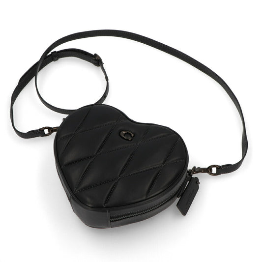 COACH ショルダーバッグ ハートクロスボディ ブラック ハート型バッグ CE725