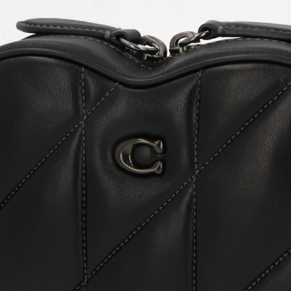 COACH ショルダーバッグ ハートクロスボディ ブラック ハート型バッグ CE725