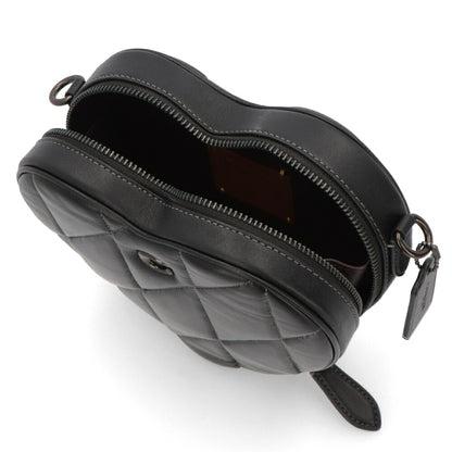 COACH ショルダーバッグ ハートクロスボディ ブラック ハート型バッグ CE725