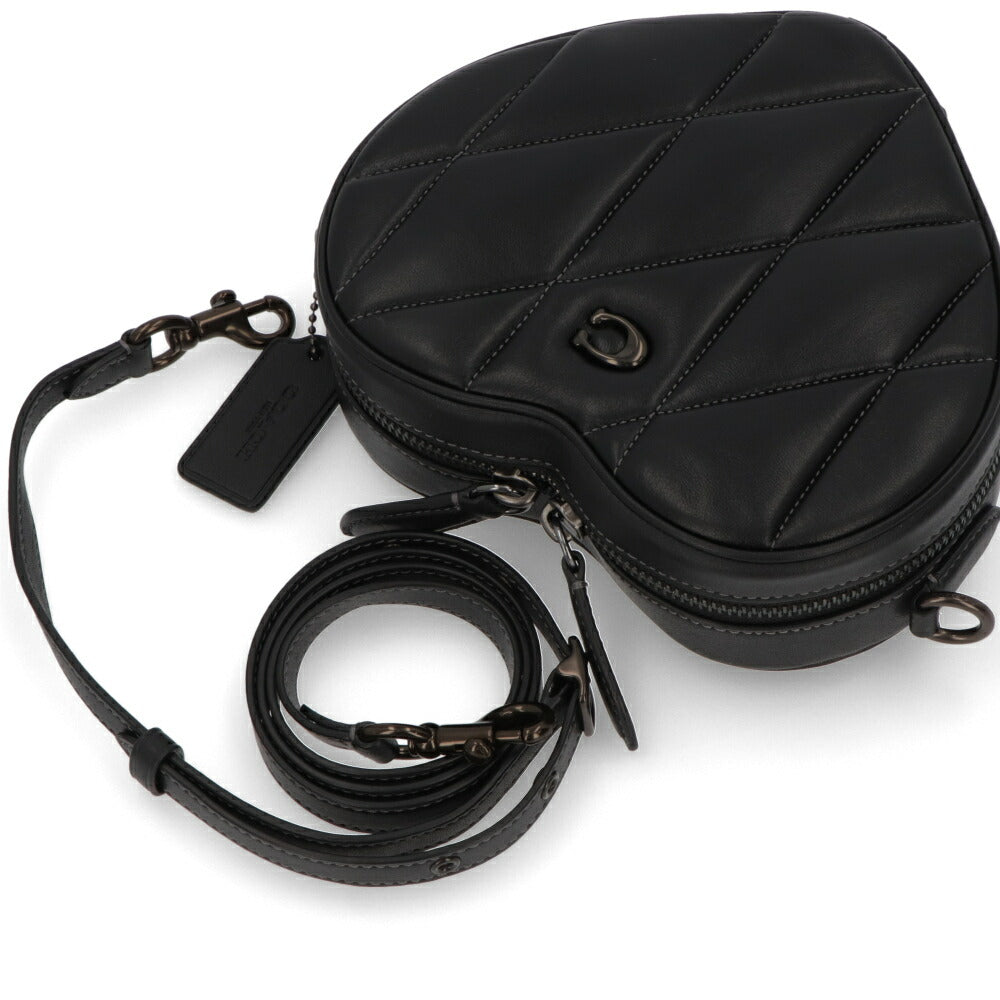 COACH ショルダーバッグ ハートクロスボディ ブラック ハート型バッグ CE725