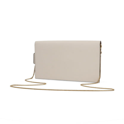 COACH ショルダーバッグ エッセンシャルクラッチ ホワイト チェーンバッグ CR633