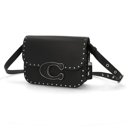 COACH ショルダーバッグ アイドルバッグ ブラック シルバーチェーンバッグ シックデザイン CU037