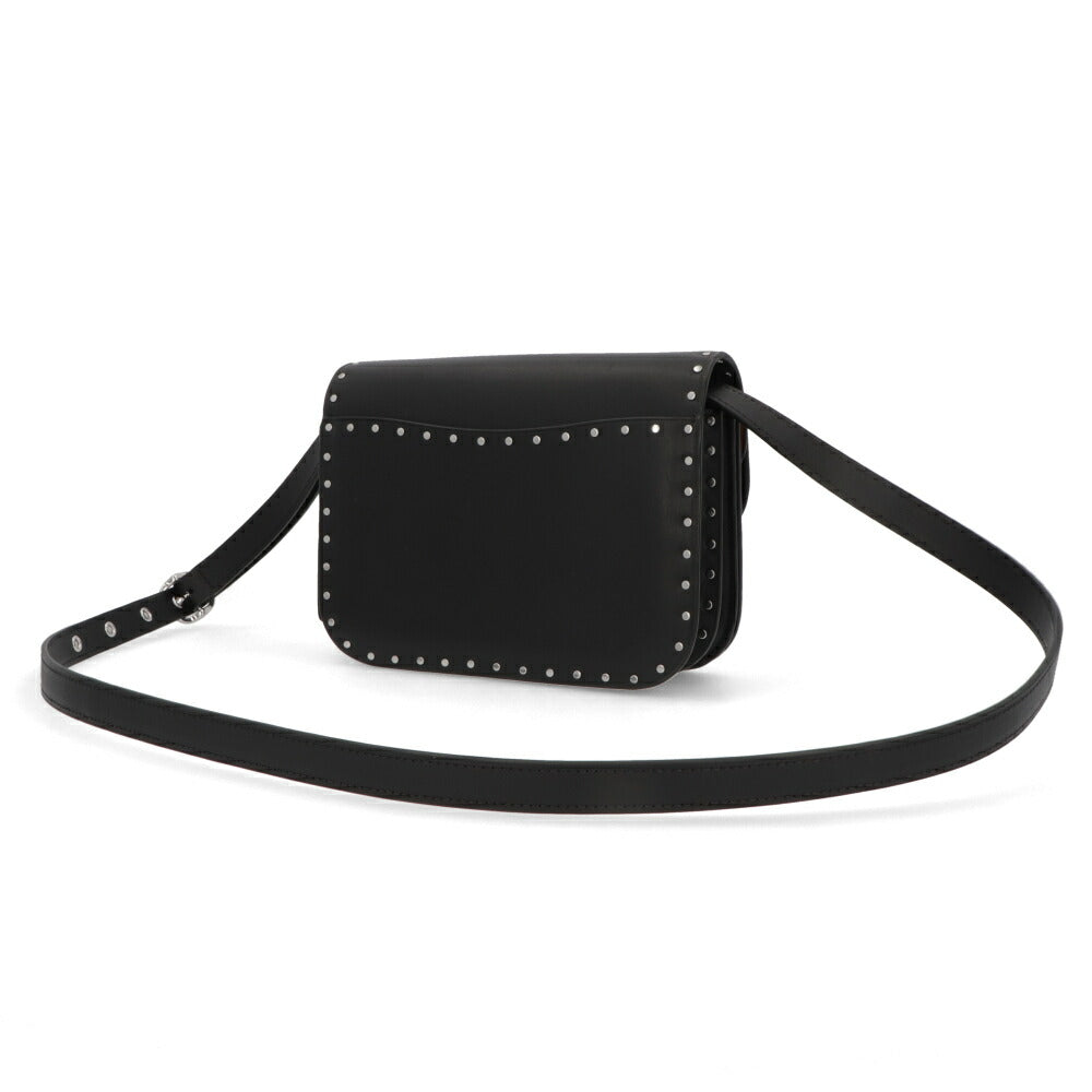 COACH ショルダーバッグ アイドルバッグ ブラック シルバーチェーンバッグ シックデザイン CU037