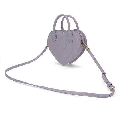 COACH ショルダーバッグ パープル ハートバッグ キルティング