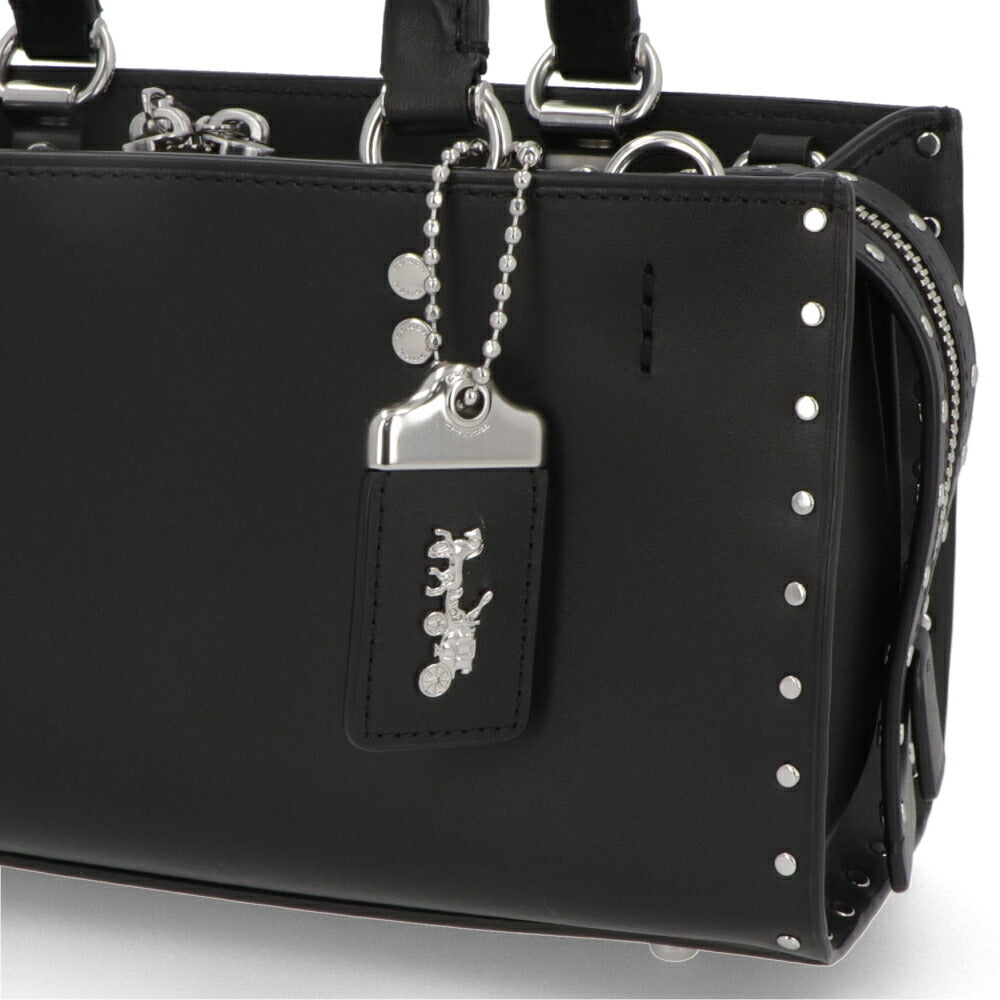 COACH ショルダーバッグ ブラック ローグ26リベット 3WAY
