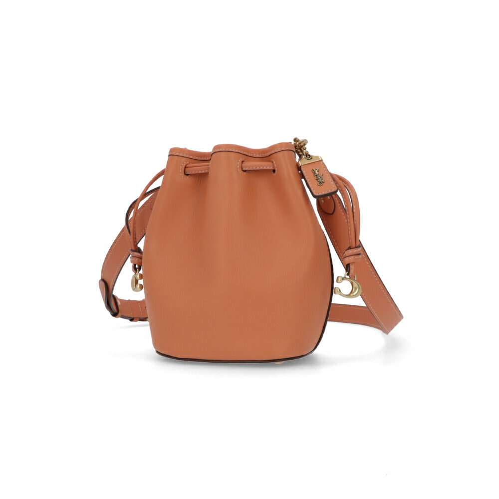 COACH ショルダーバッグ オレンジ カミラ バケット 斜めがけバッグ CJ835 B4UC8