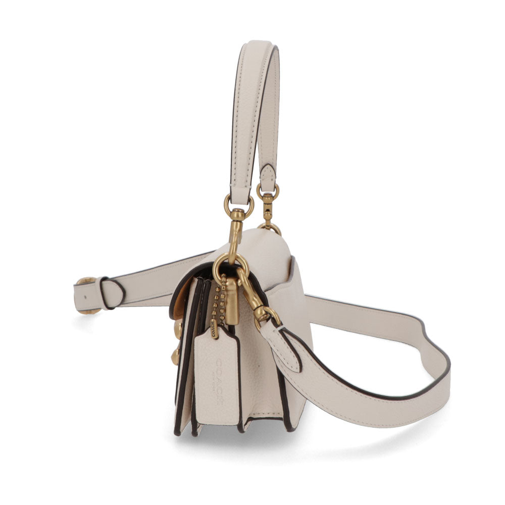 COACH ショルダーバッグ ホワイト タビー ショルダー 20 クロスボディバッグ CM546 B4/HA