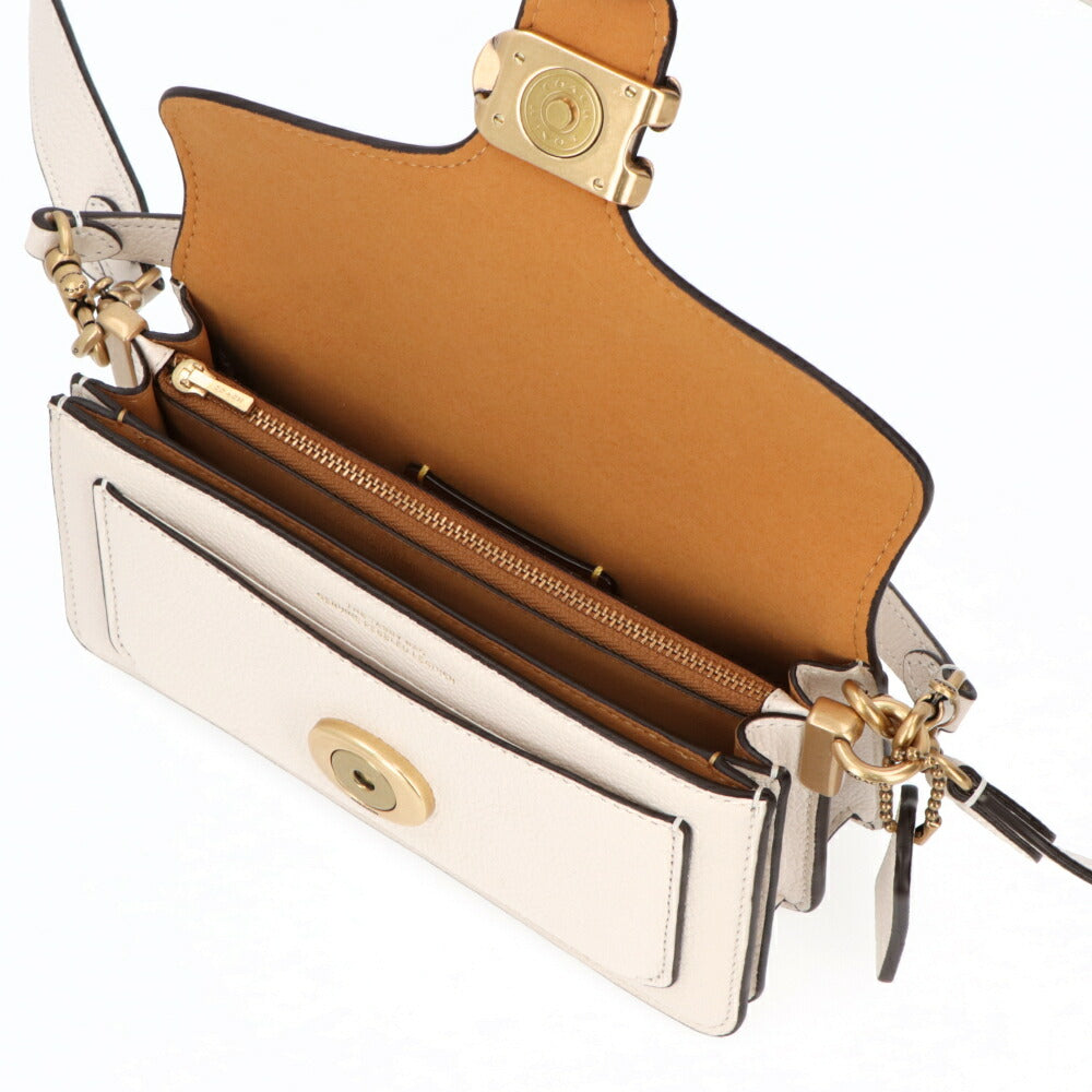 COACH ショルダーバッグ ホワイト タビー ショルダー 20 クロスボディバッグ CM546 B4/HA