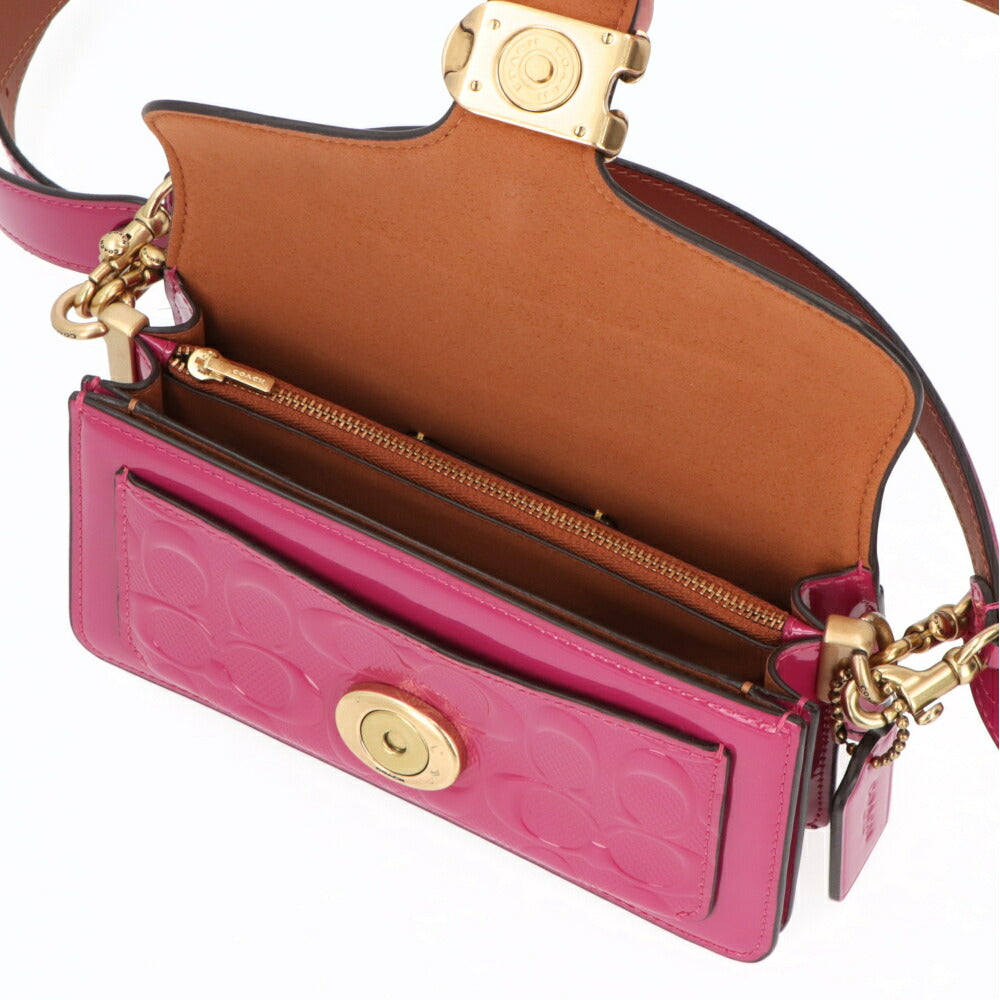 COACH ショルダーバッグ マゼンタ タビー ショルダー 20 クロスボディバッグ CM556 B4/MJ