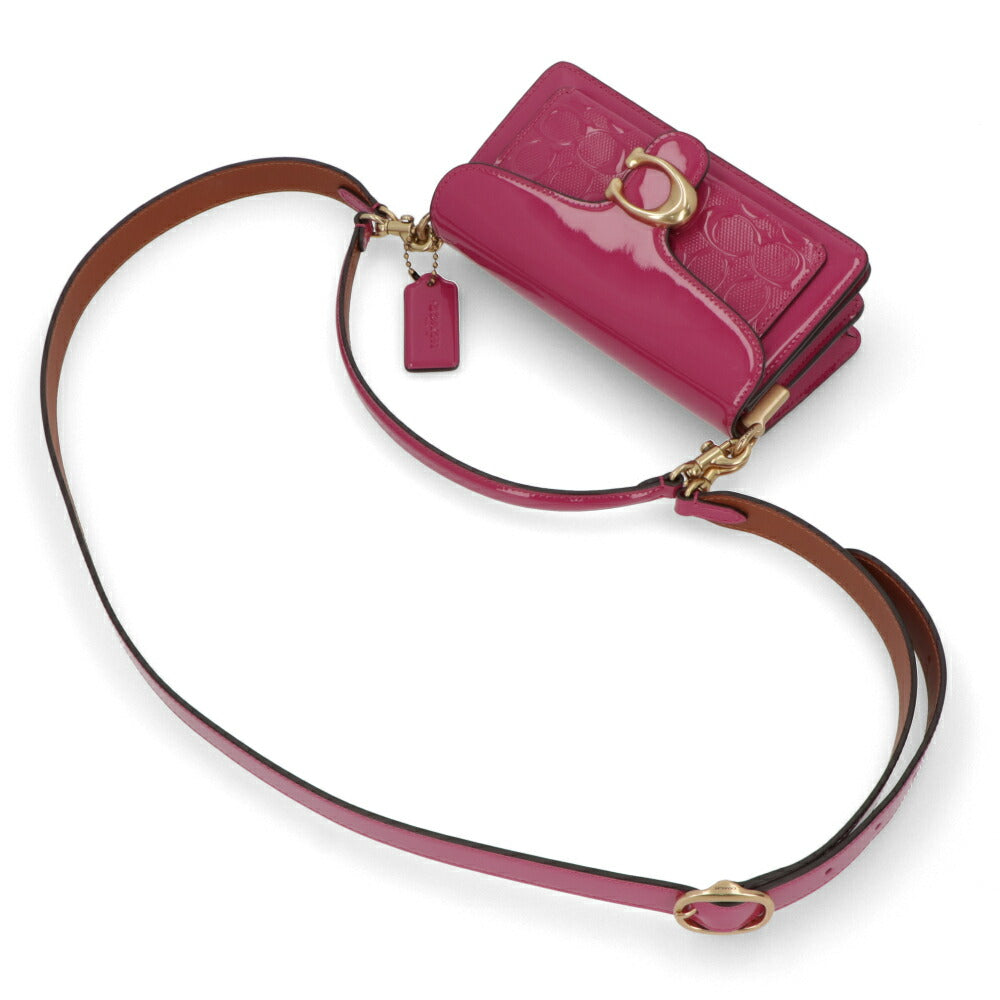 COACH ショルダーバッグ マゼンタ タビー ショルダー 20 クロスボディバッグ CM556 B4/MJ