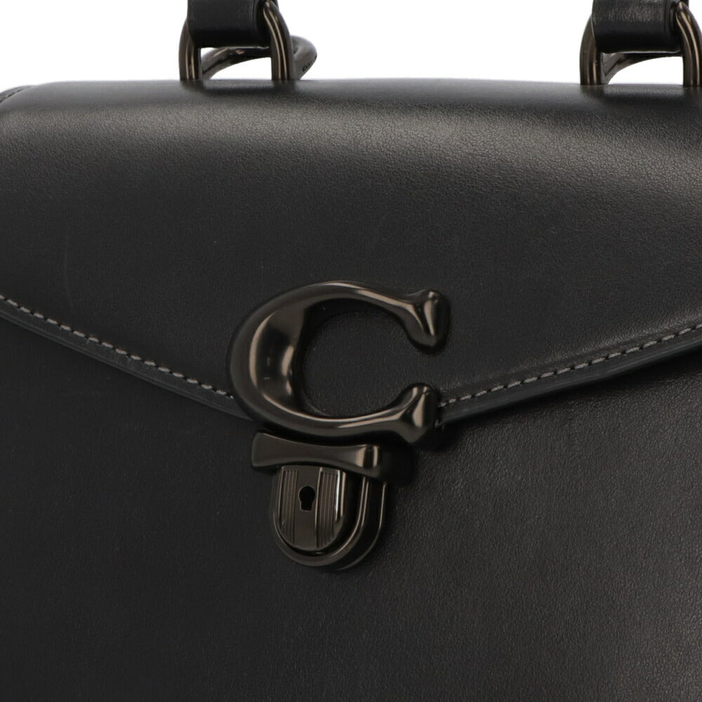 COACH ショルダーバッグ   ブラック レザー サミー ハンドバッグ クロスボディバッグ CJ812
