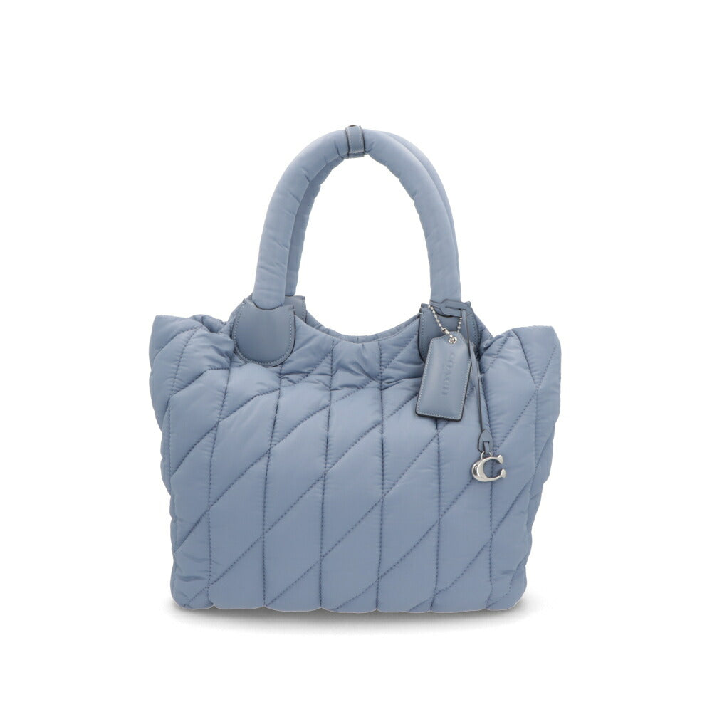 COACH トートバッグ  ブルー アイリス トート キルティング CP152 LHSBL
