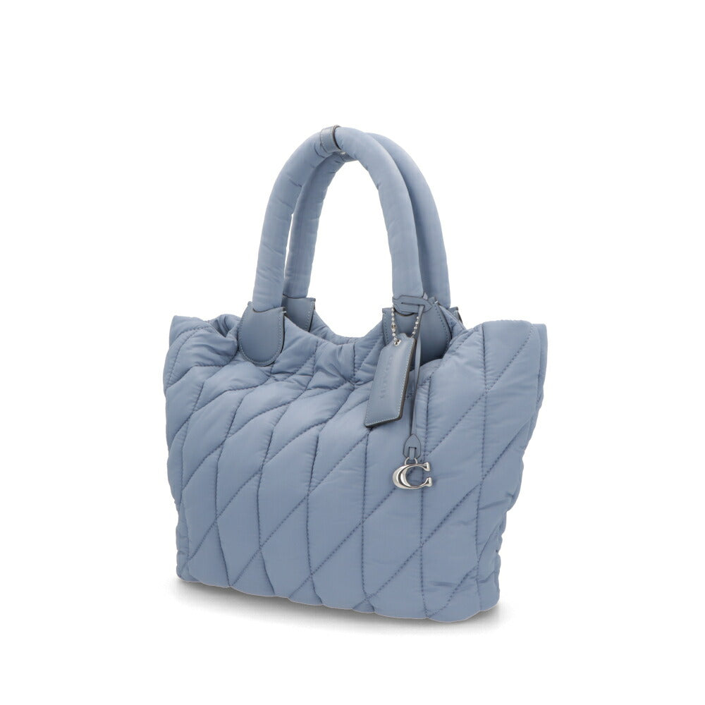 COACH トートバッグ  ブルー アイリス トート キルティング CP152 LHSBL