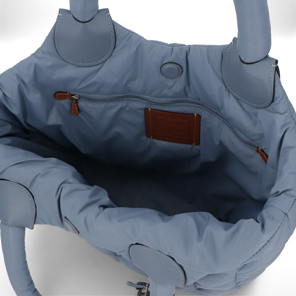 COACH トートバッグ  ブルー アイリス トート キルティング CP152 LHSBL
