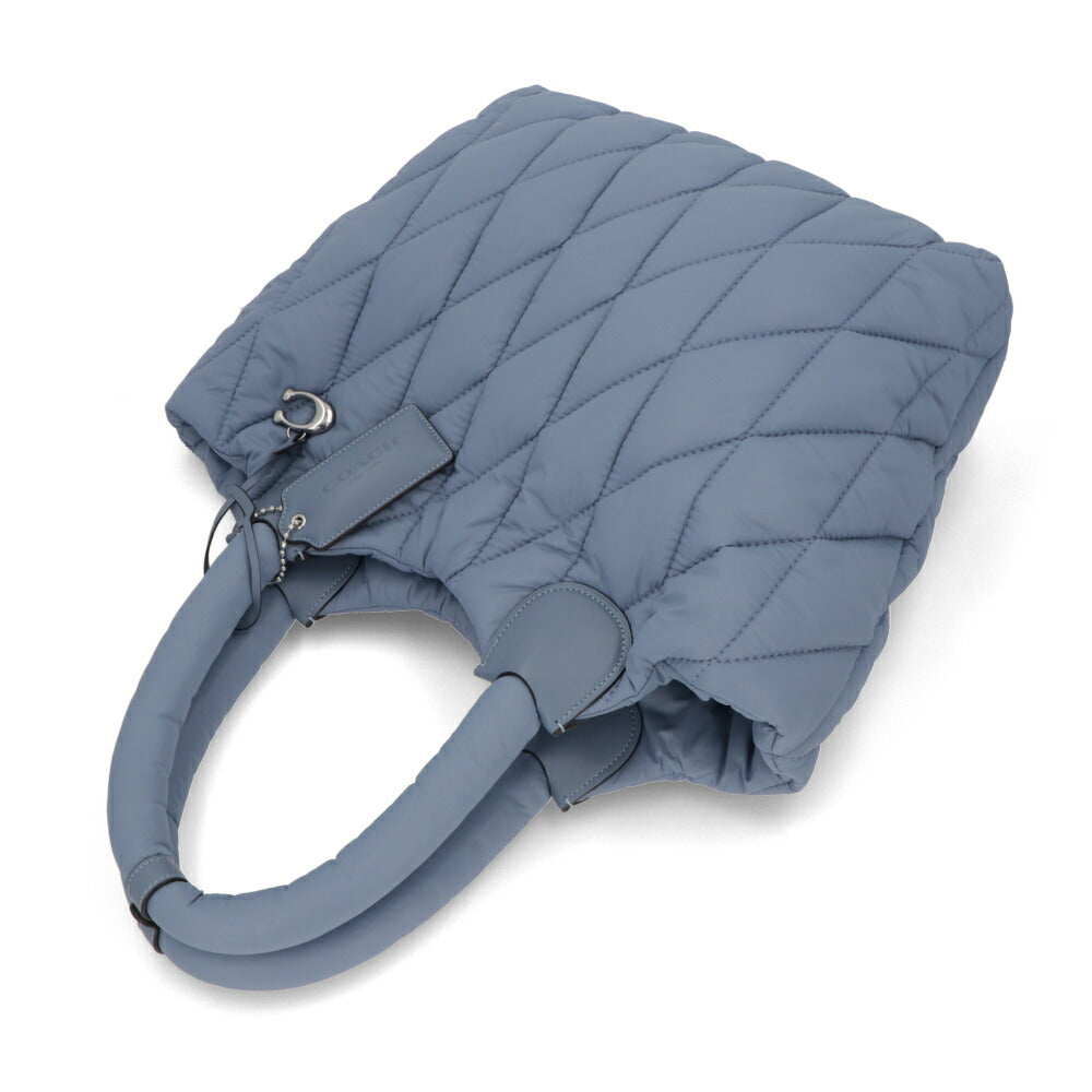 COACH トートバッグ  ブルー アイリス トート キルティング CP152 LHSBL
