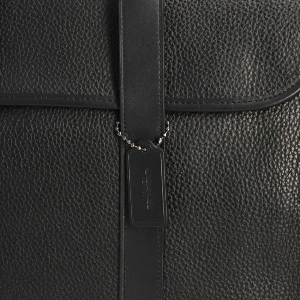 COACH ビジネスバッグ  ブラック レザー ゴッサム ポートフォリオ ブリーフケース 紳士鞄 A4サイズ収納可能 C5318 JIBLK