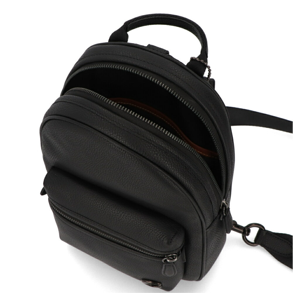 COACH ボディバッグ  ブラック チャーター パック ワンショルダーバッグ CP162 BLK