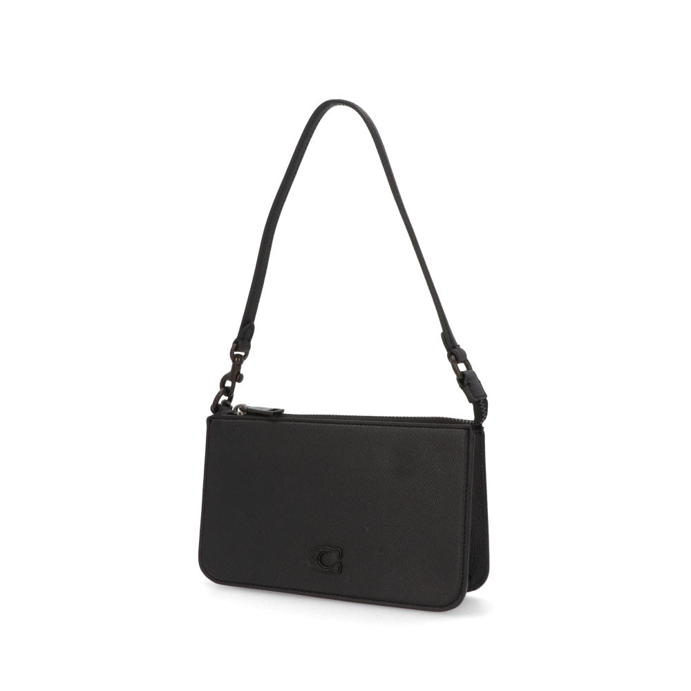 COACH ショルダーバッグ  ブラック ポーチ・シグネチャー キャンバス インテリア ミニバッグ CJ797 BLK