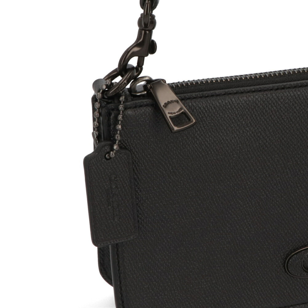COACH ショルダーバッグ  ブラック ポーチ・シグネチャー キャンバス インテリア ミニバッグ CJ797 BLK