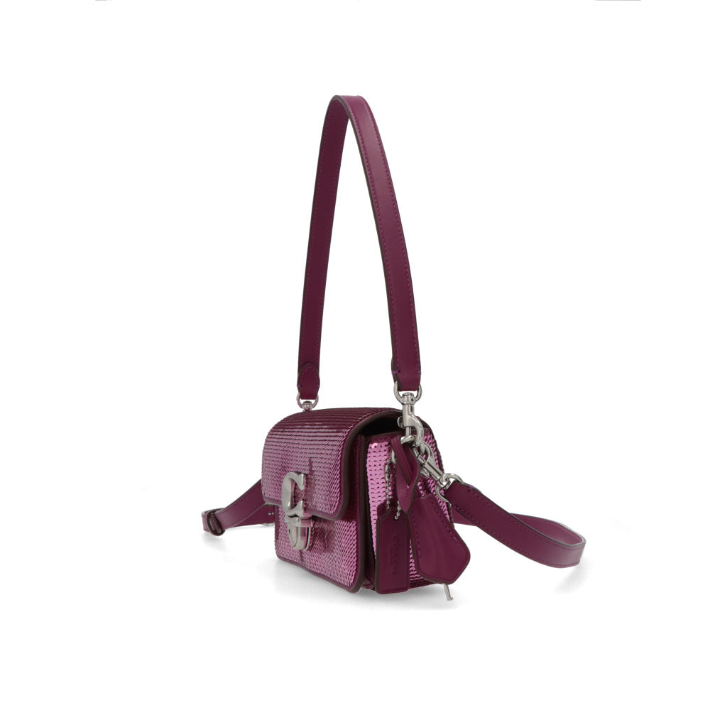 COACH ショルダーバッグ  ピンク系 カーフレザー ストゥディオ 20・シークイン スパンコール  CM428 LHOVU