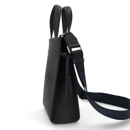 フェンディ FENDI バッグ ハンドバッグ レディース GO TO SHOPPER MINI ゴー トゥー ショッパー ミニ ネイビー レザー ショルダーバッグ 2way ロゴ 7VA584 AMAC