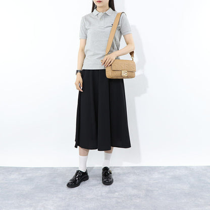 フェンディ FENDI バッグ ハンドバッグ レディース BAGUETTE バゲット ブラック ベージュ ナッパレザー ショルダーバッグ 2way FF柄 ズッカ柄 ロゴ 8BR600 A72V