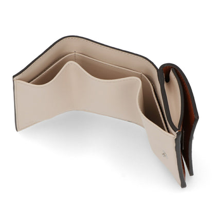 FENDI ミニ財布 ブラウン レザー ピーカブー PEEKABOO