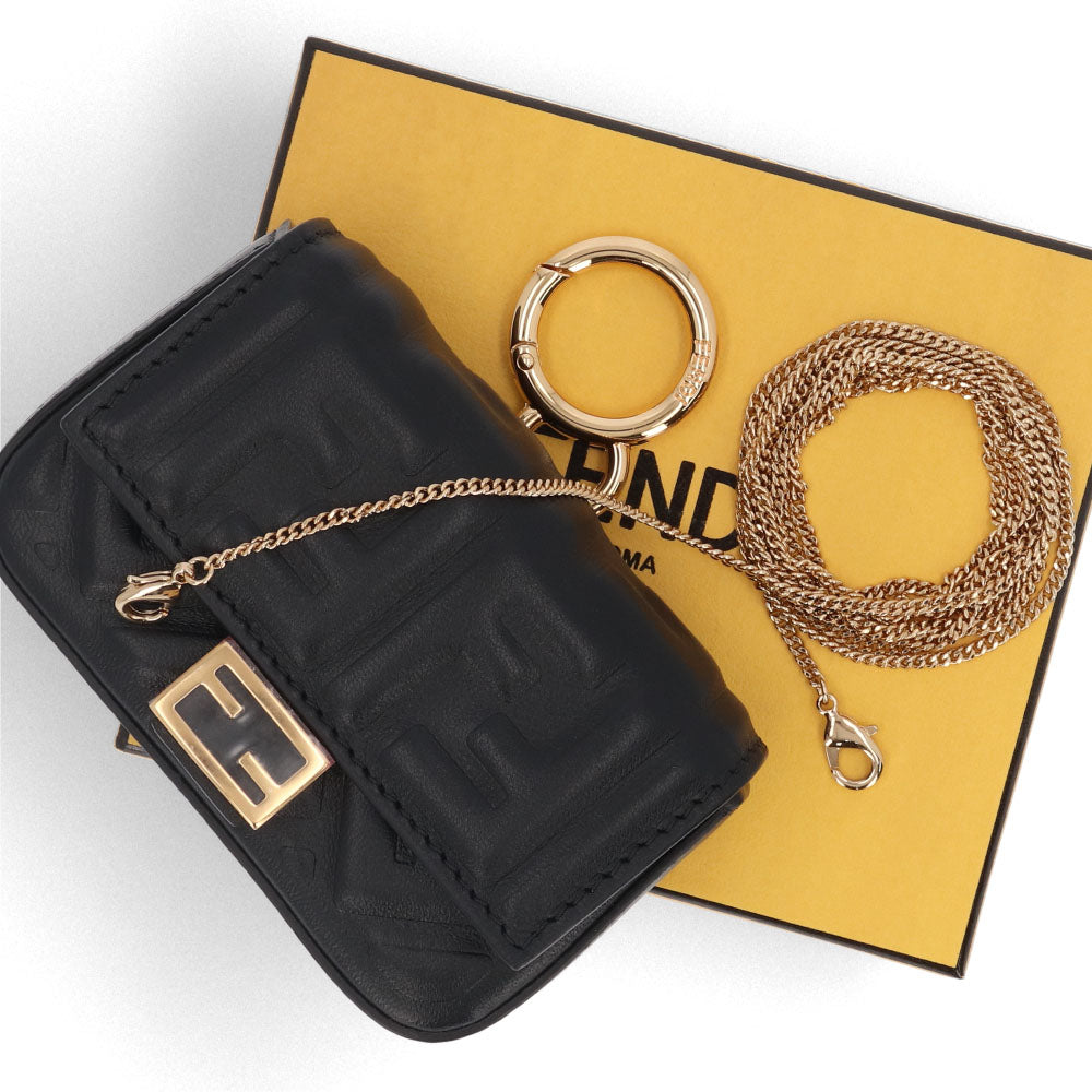 FENDI 美品 フェンディ チャーム バッグチャーム キーホルダー