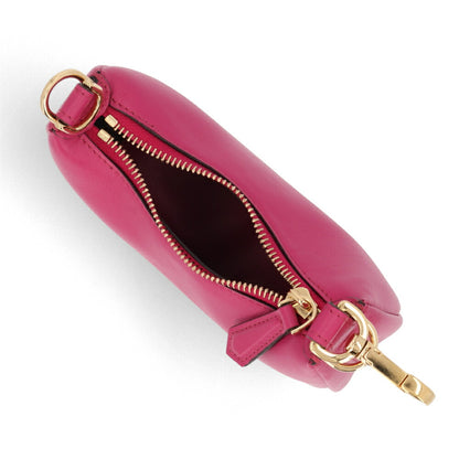 フェンディ FENDI バッグ ハンドバッグ レディース Nano Fendigraphy charm bag ピンク カーフレザー ロゴ ゴールド金具 ミニバッグ 7AS089 AKKT