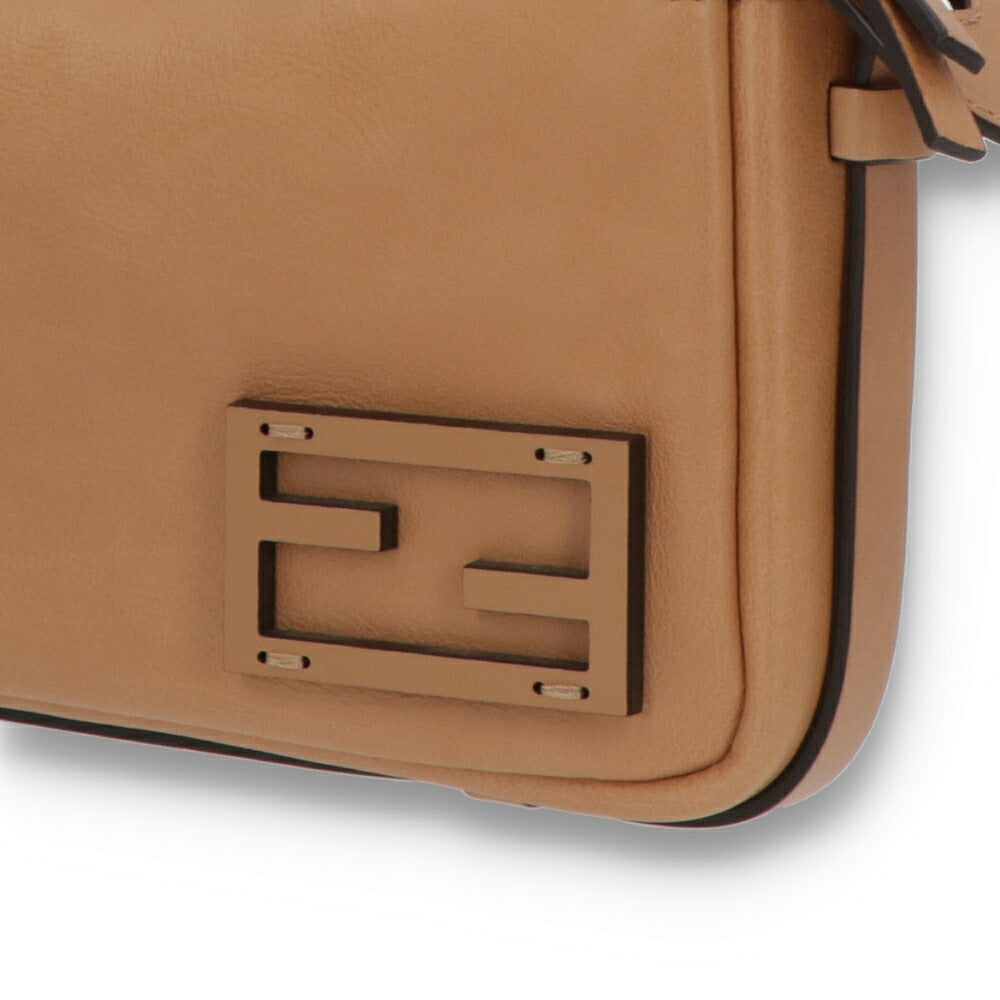 FENDI フェンディ レディース バッグ ショルダーバッグ Simply FENDI ベージュ系 レザー シンプリー フェンディ 8BS097