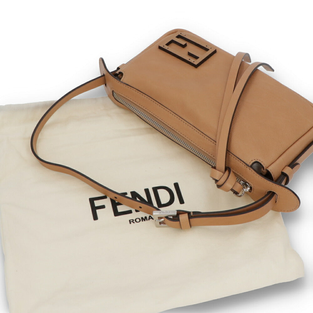FENDI フェンディ レディース バッグ ショルダーバッグ Simply FENDI ベージュ系 レザー シンプリー フェンディ 8BS097