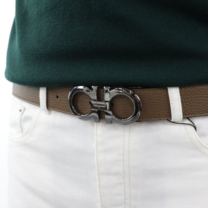 FERRAGAMO リバーシブルベルト ダブル ガンチーニ