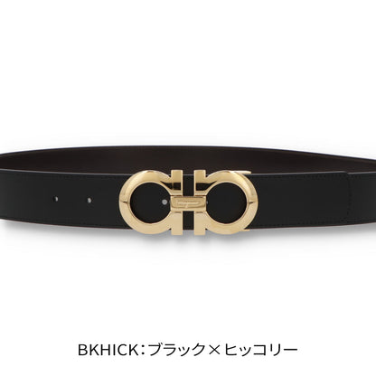 FERRAGAMO リバーシブルベルト ダブル ガンチーニ