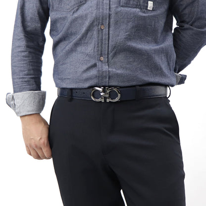 FERRAGAMO リバーシブルベルト ダブル ガンチーニ