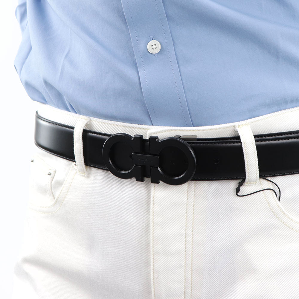 FERRAGAMO リバーシブルベルト ダブル ガンチーニバックル