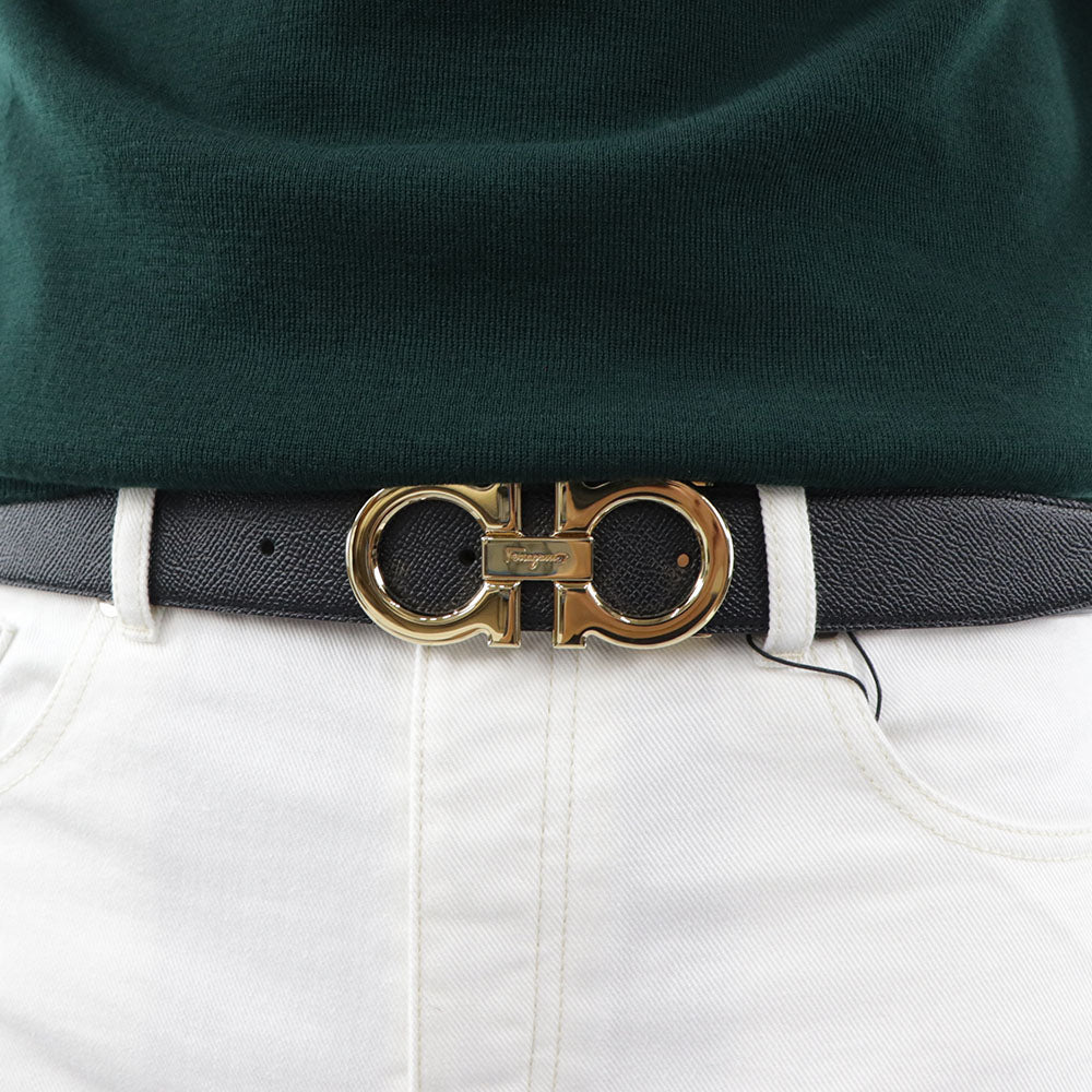 FERRAGAMO リバーシブルベルト ダブル ガンチーニバックル