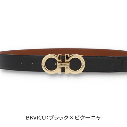 FERRAGAMO リバーシブルベルト ダブル ガンチーニバックル